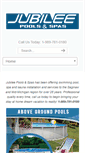 Mobile Screenshot of jubileepoolsandspas.com